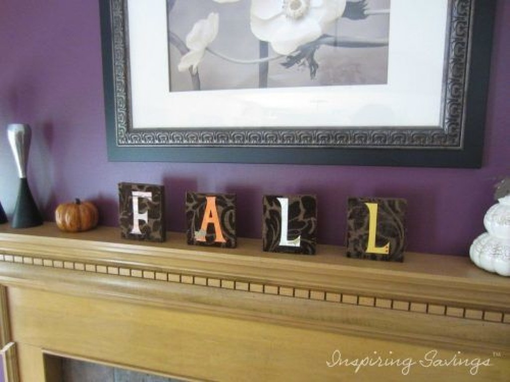 Wood block letters