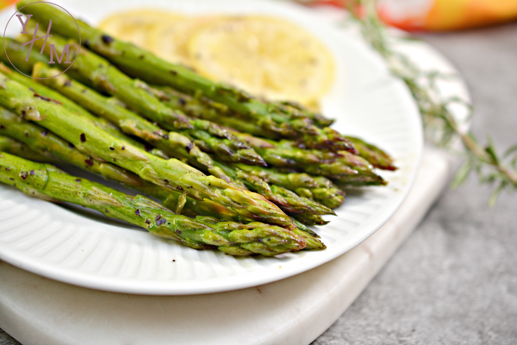 lemon herb oven-roasted asparagus 