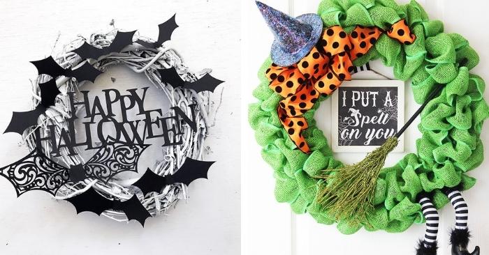 20 DIY Halloween Wreath Ideas to Dress Up Any Door