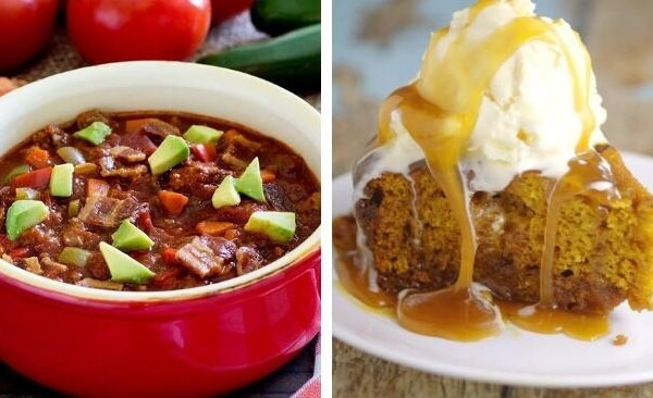 fall crockpot recipes featured image collage