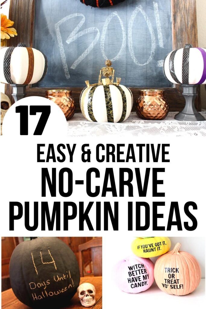 17 Creative No-Carve Pumpkin Ideas To Decorate This Fall