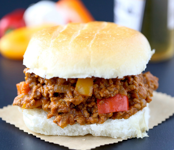 Crockpot pumpkin sloppy joes