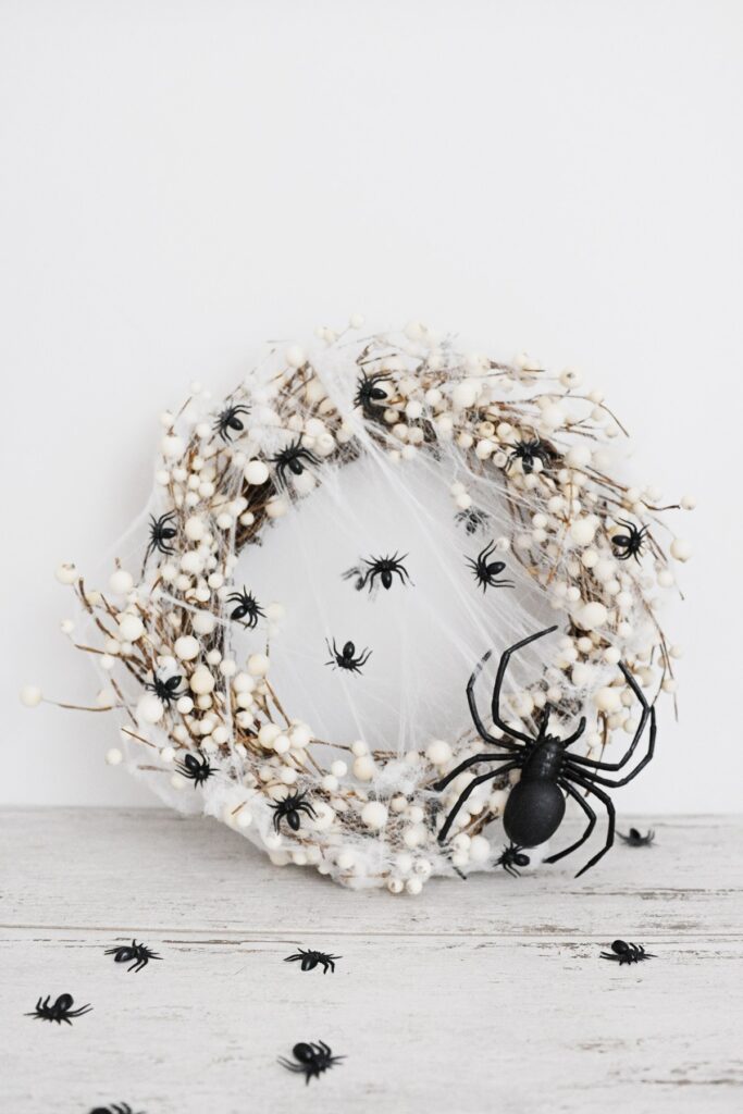 DIY Spider Wreath