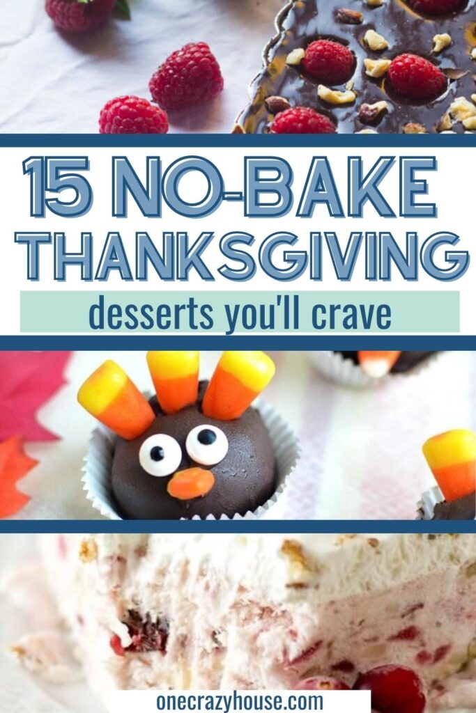 no-bake desserts pin image