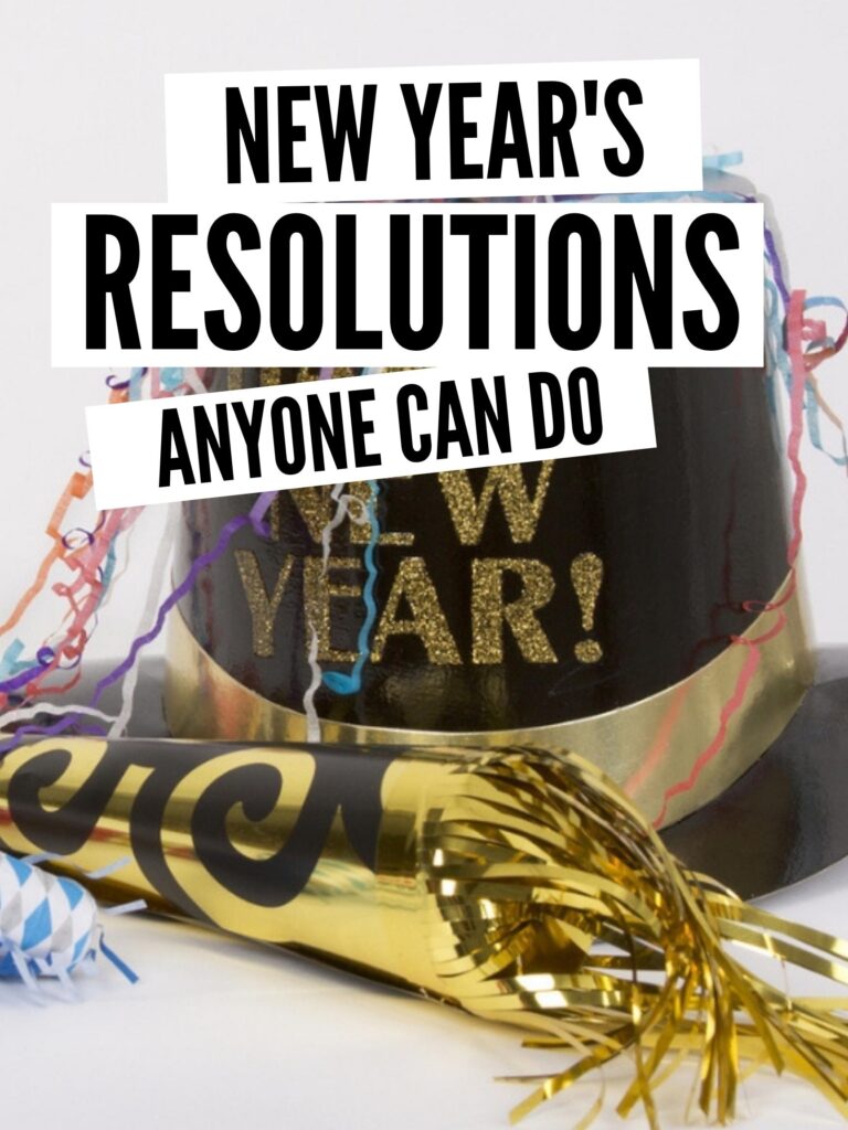 new year's resolutions pin image