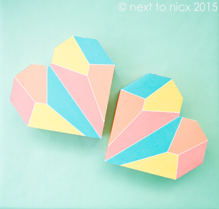 19 Free Printable DIY Gift Boxes For Fast Gift Wrapping