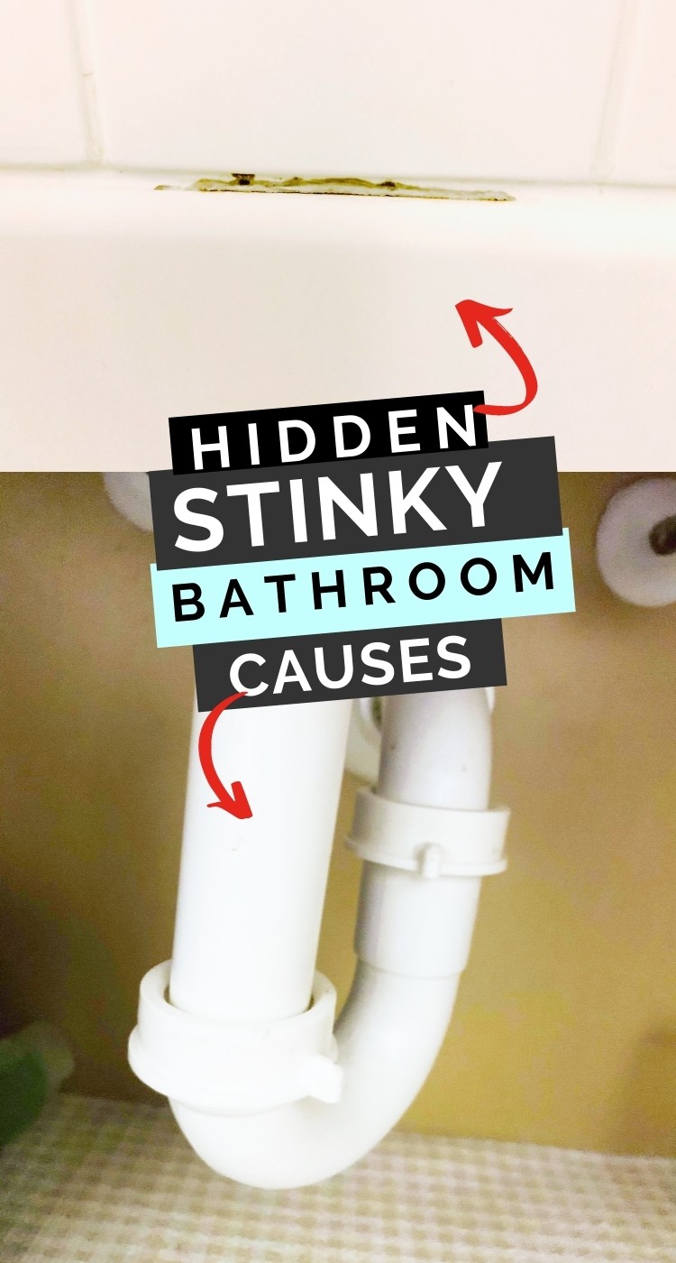Solutions for stinky bathrooms: Clean the grout and sink trap