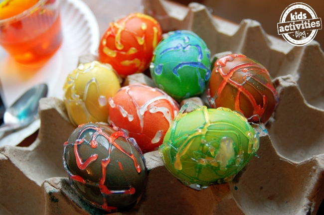 easter eggs plus hot glue designs