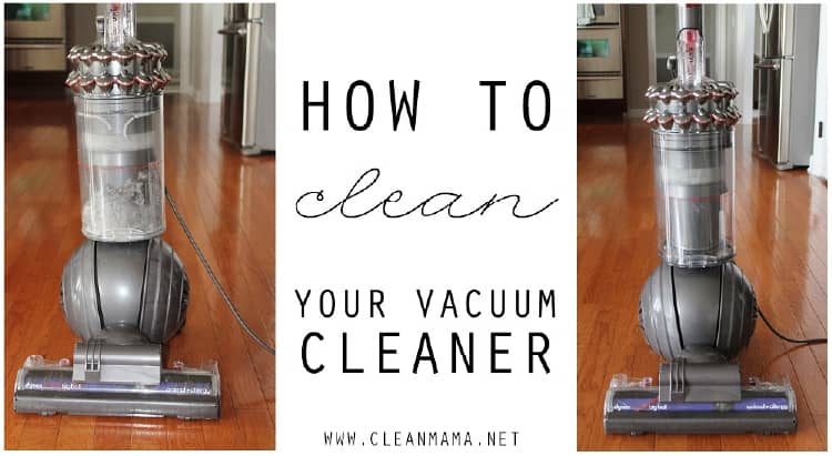 deep cleaning the vacuum cleaner