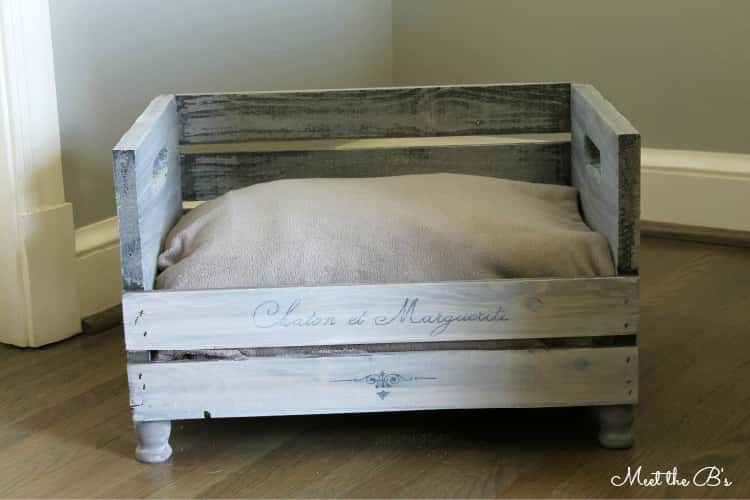 Wooden Crate Easy Pet Bed
