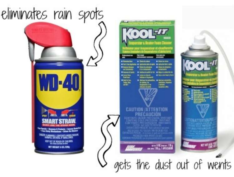 wd-40 spray can, coolant spray can, peroxide