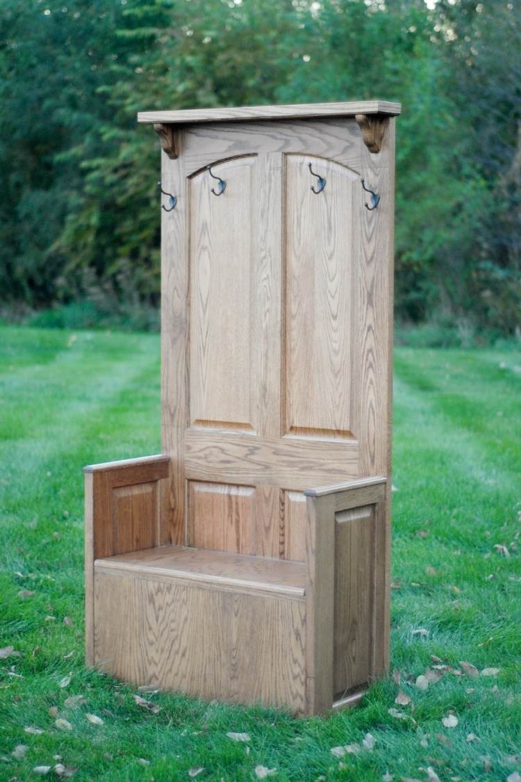 Reuse old doors - hall trees