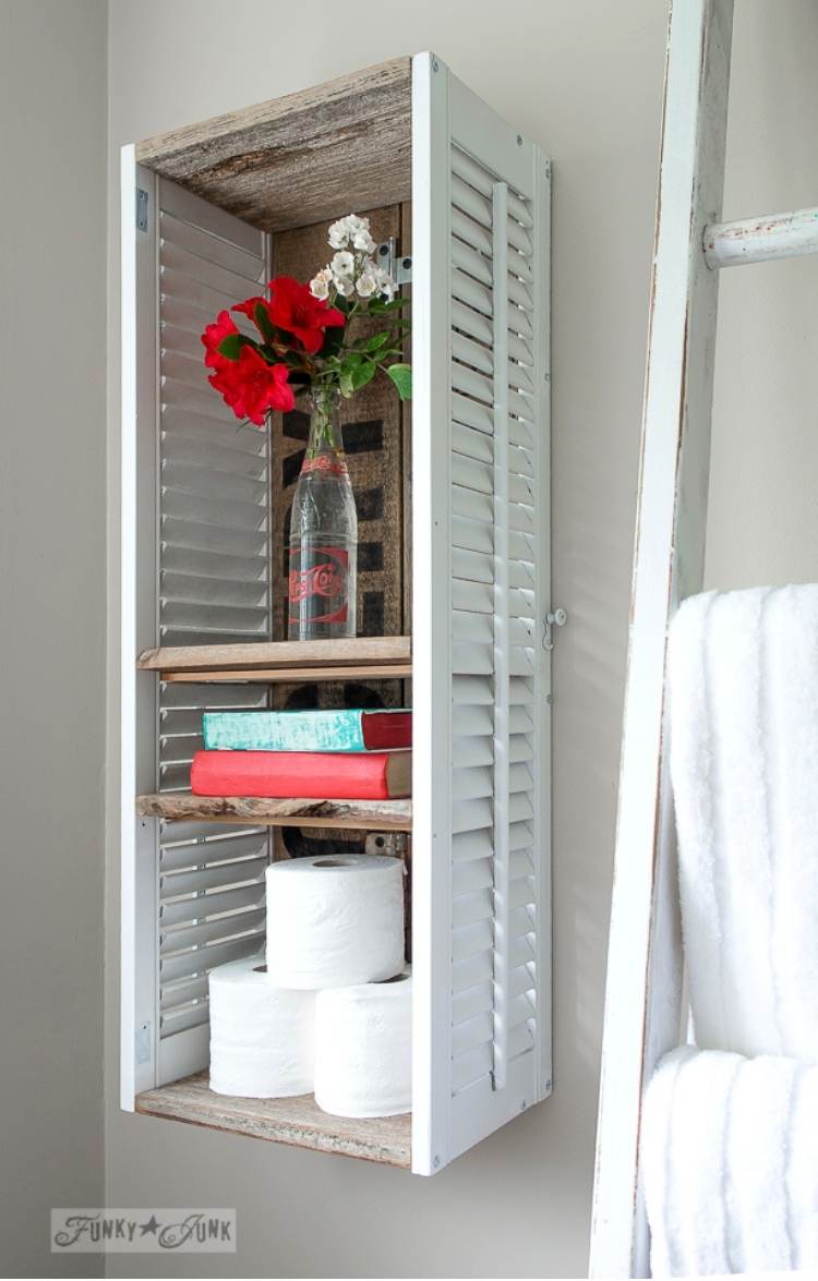 Shutter Project Ideas - Bathroom caddie