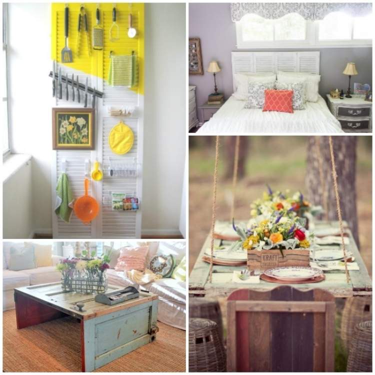 Collage - Head board, storage, coffee table, outdoor table