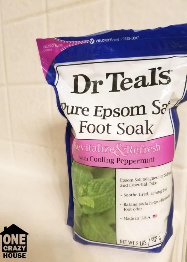 How to Stop Leg Cramps Immediately with Home Remedies - Epsom salt 