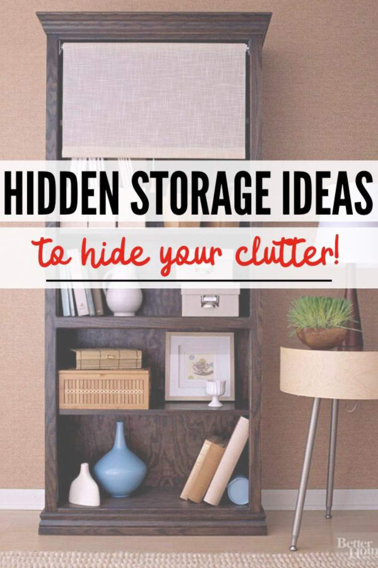 Hidden storage ideas to declutter your home