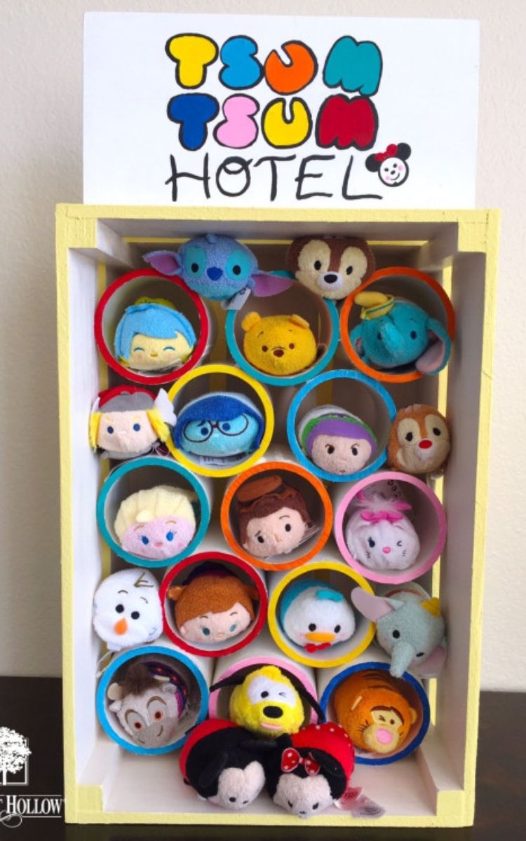 Stuffed animal storage is awesome kids room organization ideas