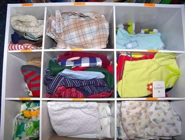 10 Brilliant Ways to Organize Baby Clothes