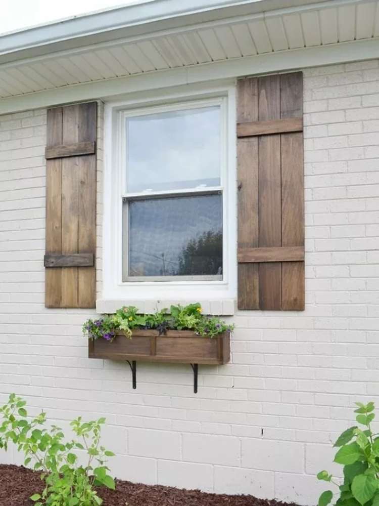 Picture of DIY Board & Batton Window Shutters