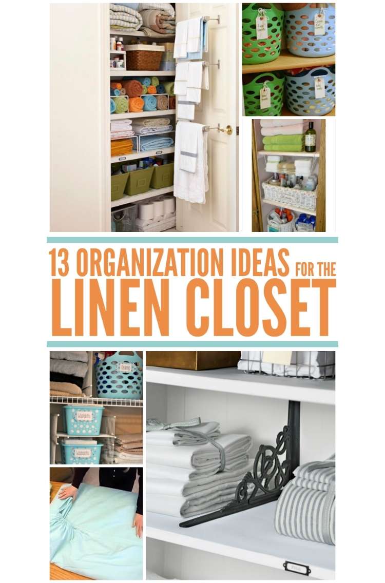 Easy Bathroom Linen Closet Organization