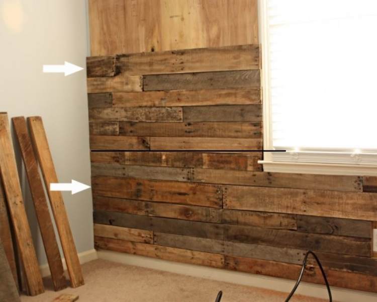 DIY pallet ideas for nursery wall