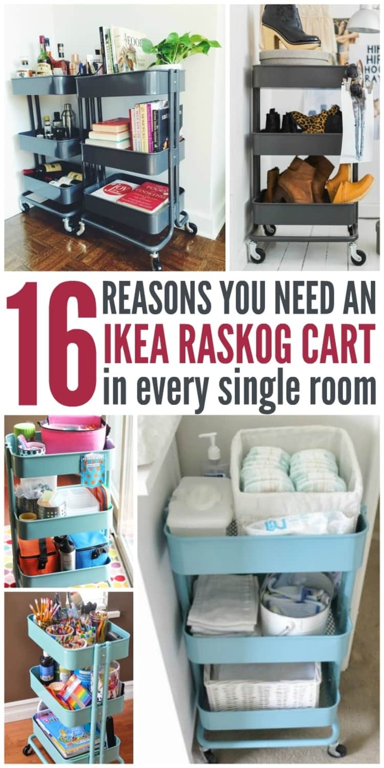 Kids Art Cart With Ikea Raskog - Fun with Mama