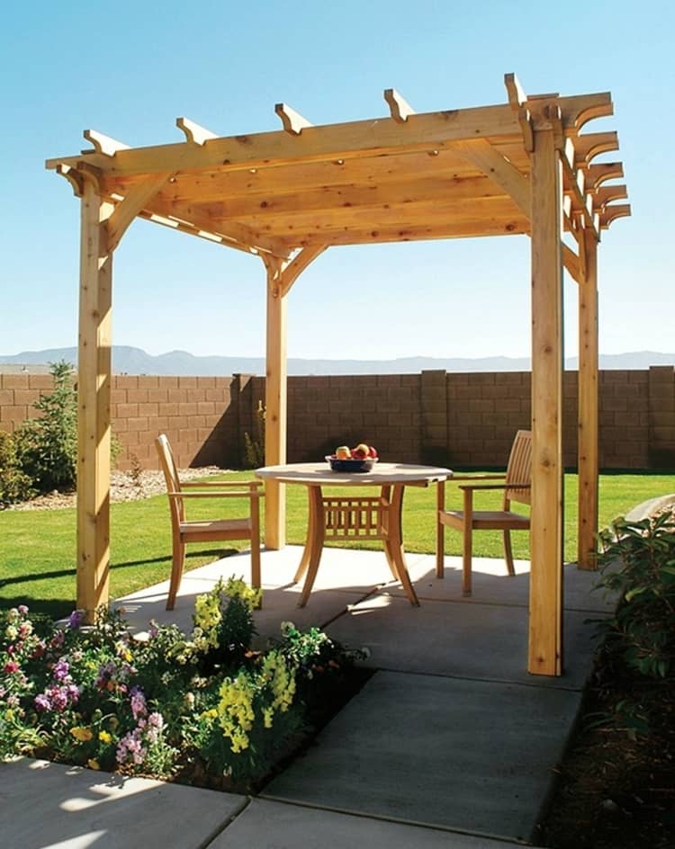 Backyard DIY Ideas - pergola