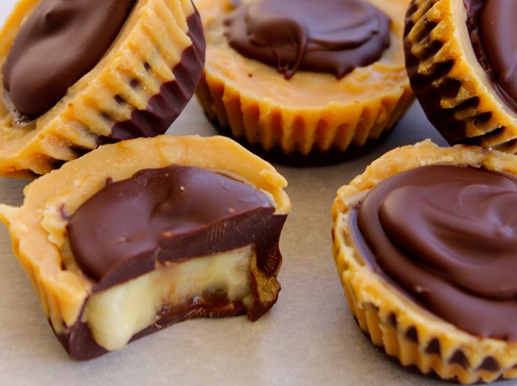 chocolate peanut butter banana cups