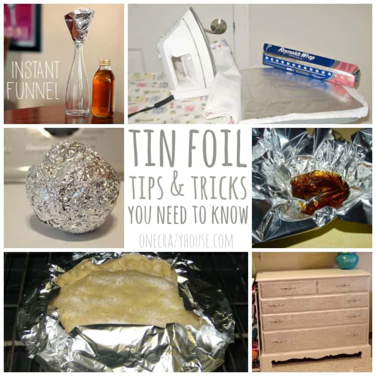 These aluminum foil hacks are so simple, they're crazy awesome. Get ready to take your "hacks" game to a whole other level! #aluminumfoilhacks #hacks #onecrazyhouse #tipsandtricks