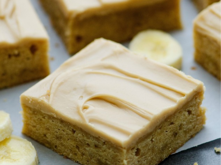 banana bar blondies