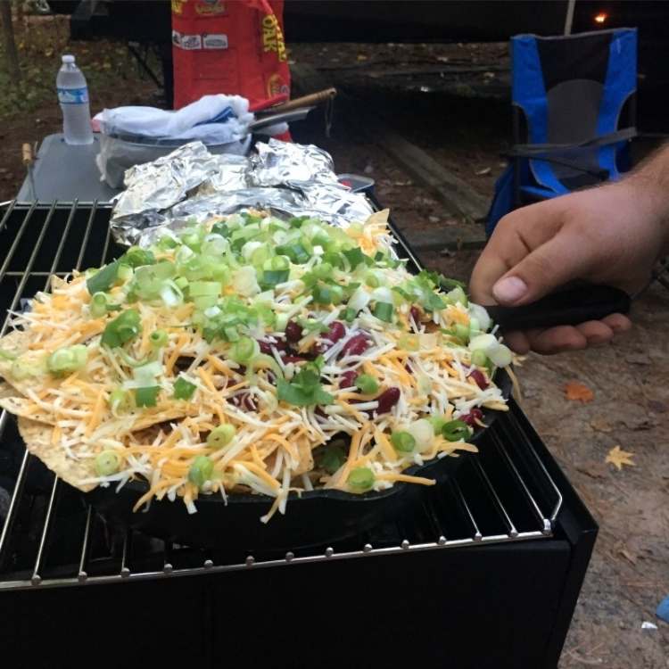 campfire nachos