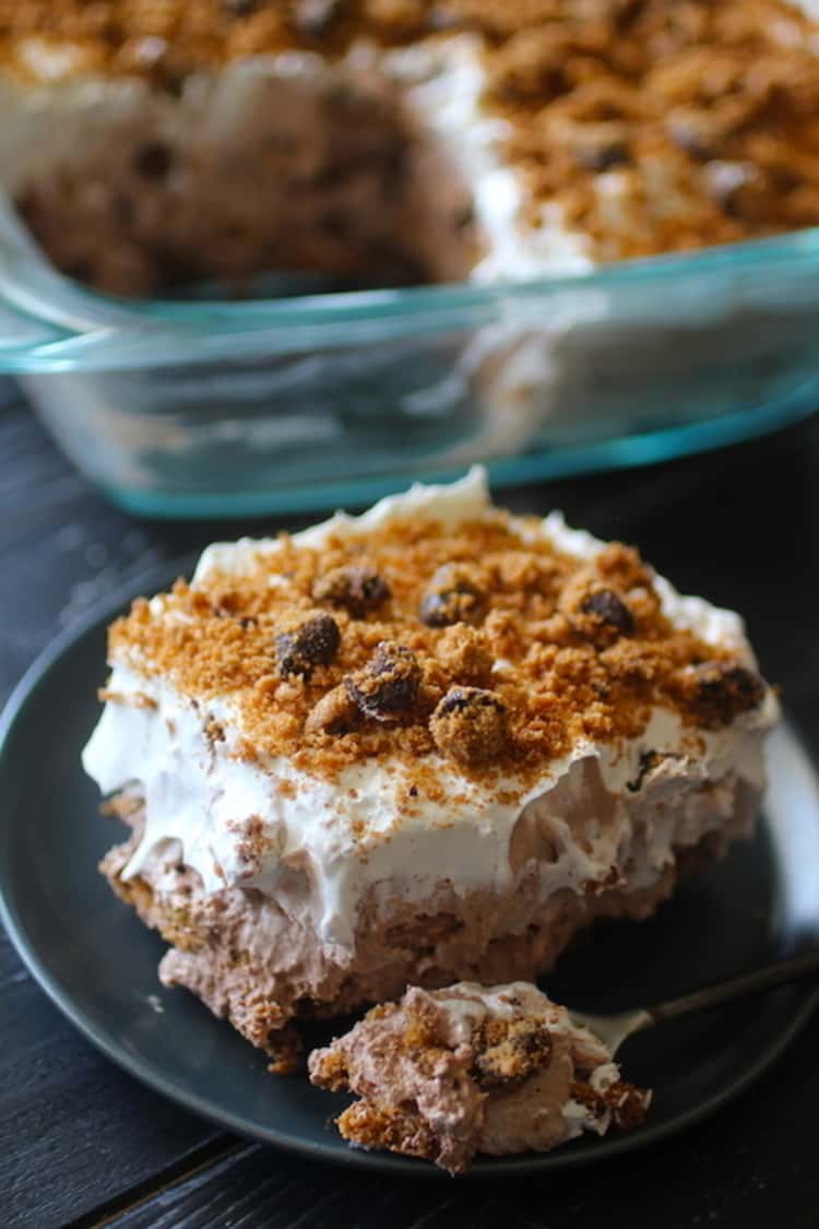 Chocolate Chip cookie icebox cake 