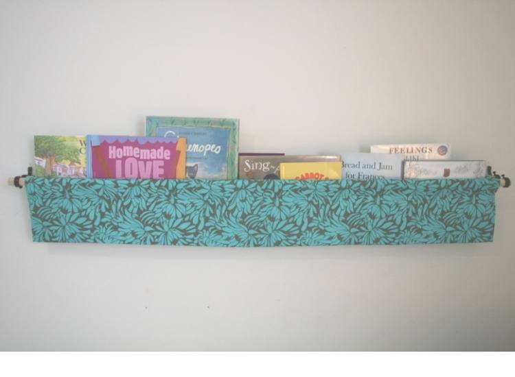 fabric sling with books 