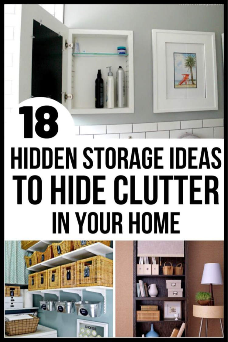 18 Clever Hidden Storage Ideas to Hide Clutter