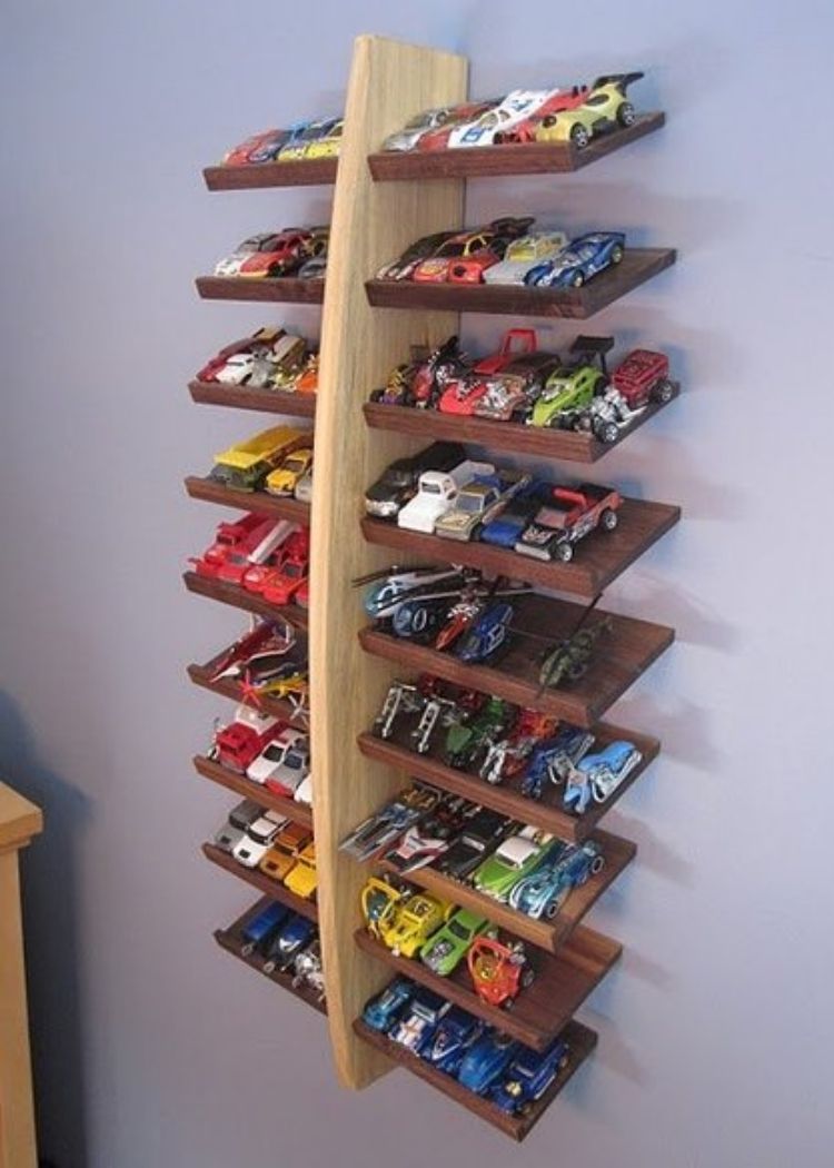 display shelf for toy cars