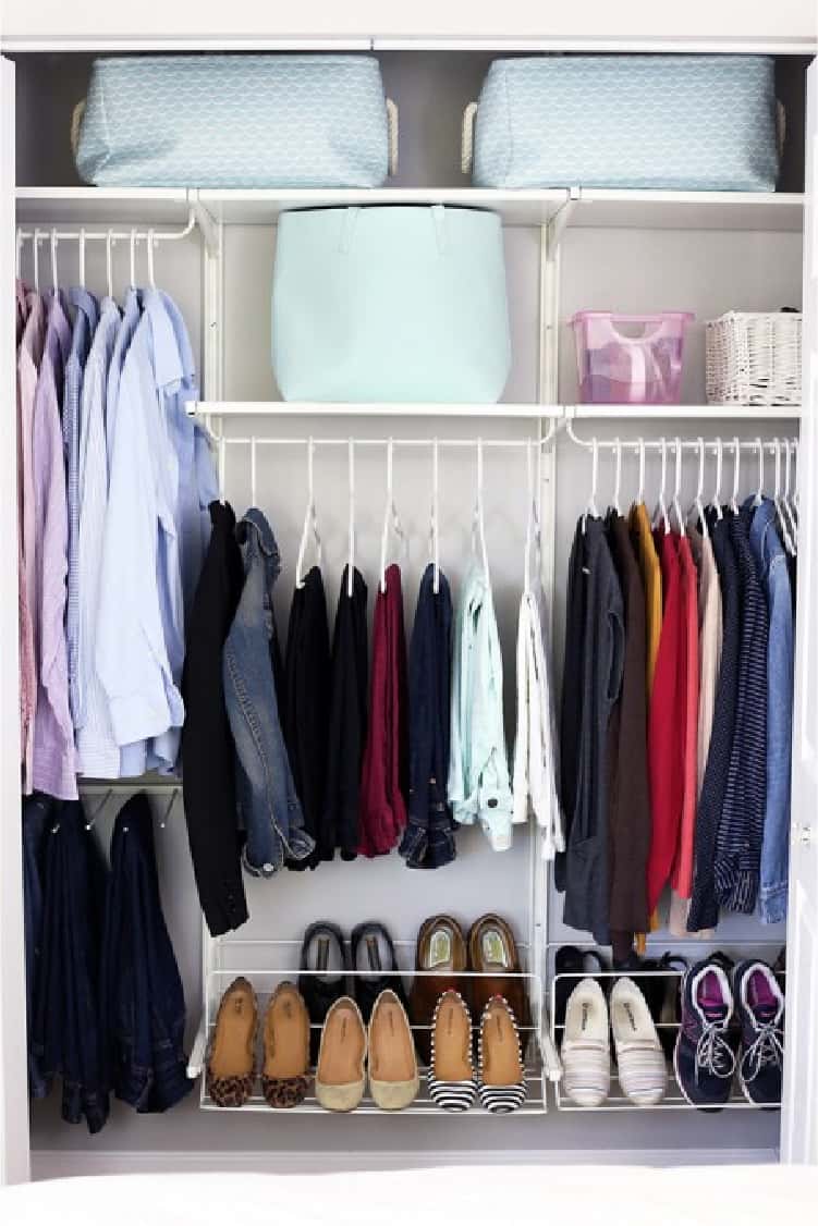 Organized Bedroom Closet