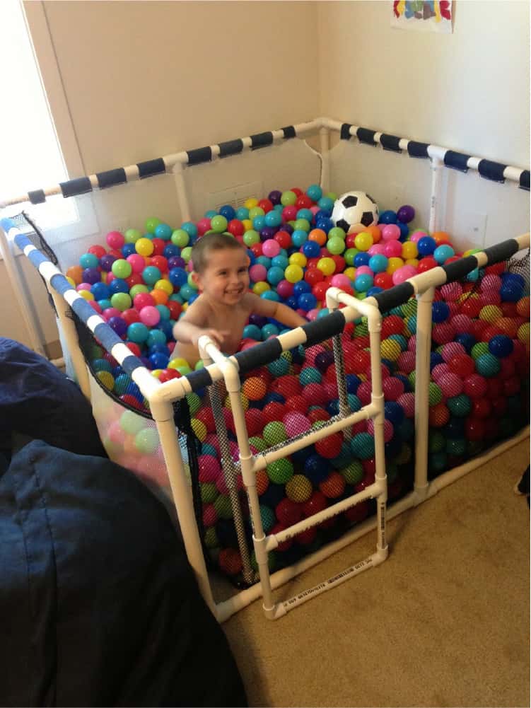 DIY PVC Pipe Ball Pool