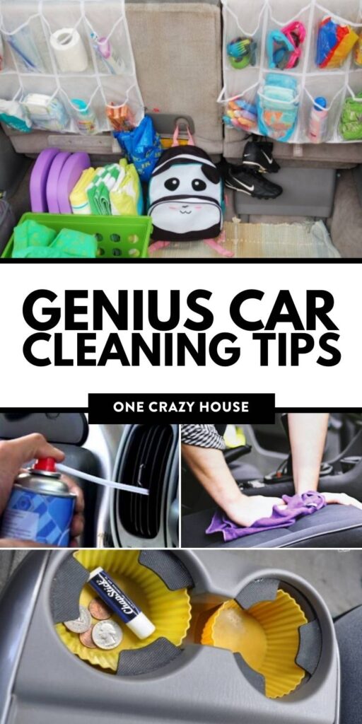 Genius car cleaning tips - pinterest