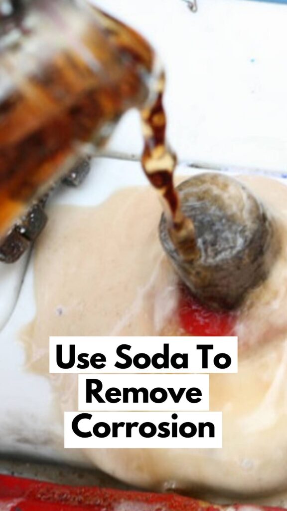 use soda to remove corrosion