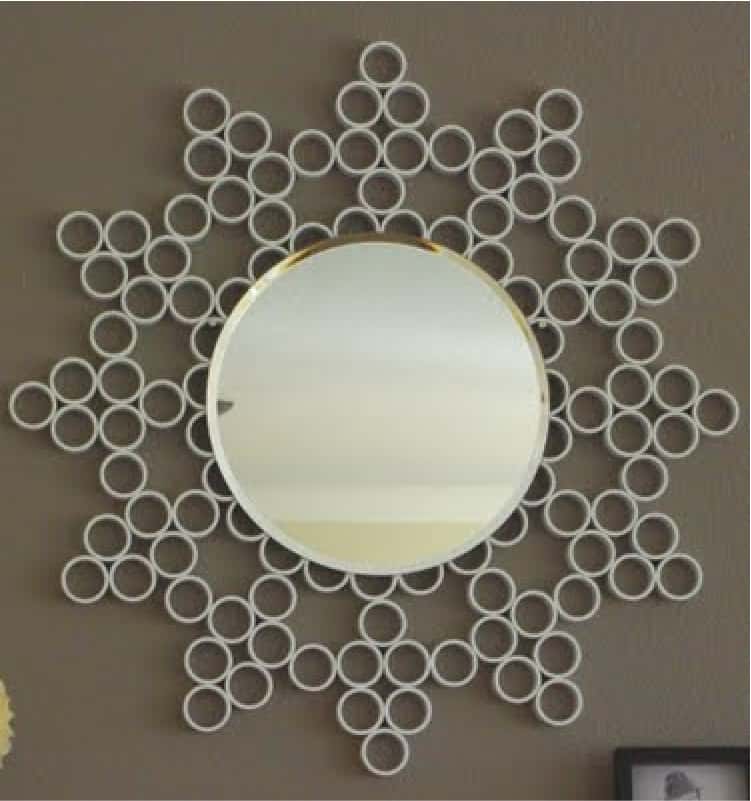 PVC Pipe Circular Mirror Starburst Remake