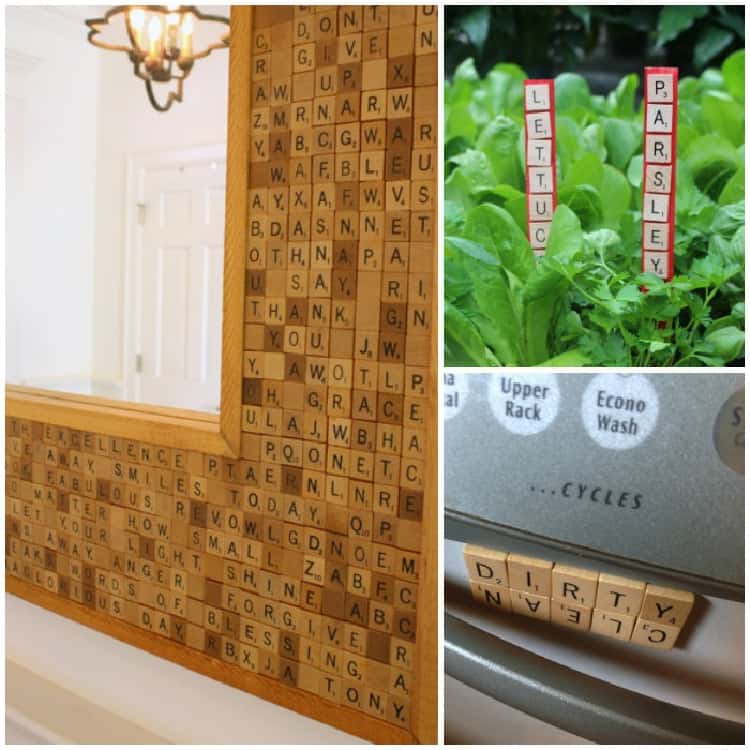 15 Uses for Scrabble Tiles collage