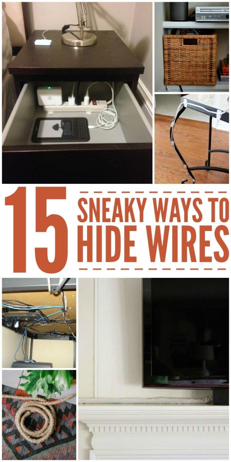 Creative Ideas: How To Hide Wires and Cords