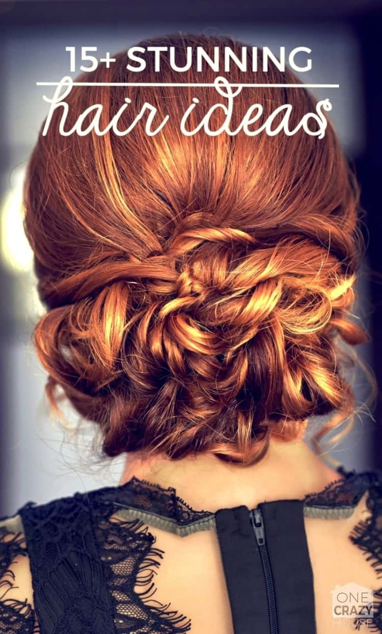 15+ Stunning Hair Ideas- a photo featuring a chignon bun 