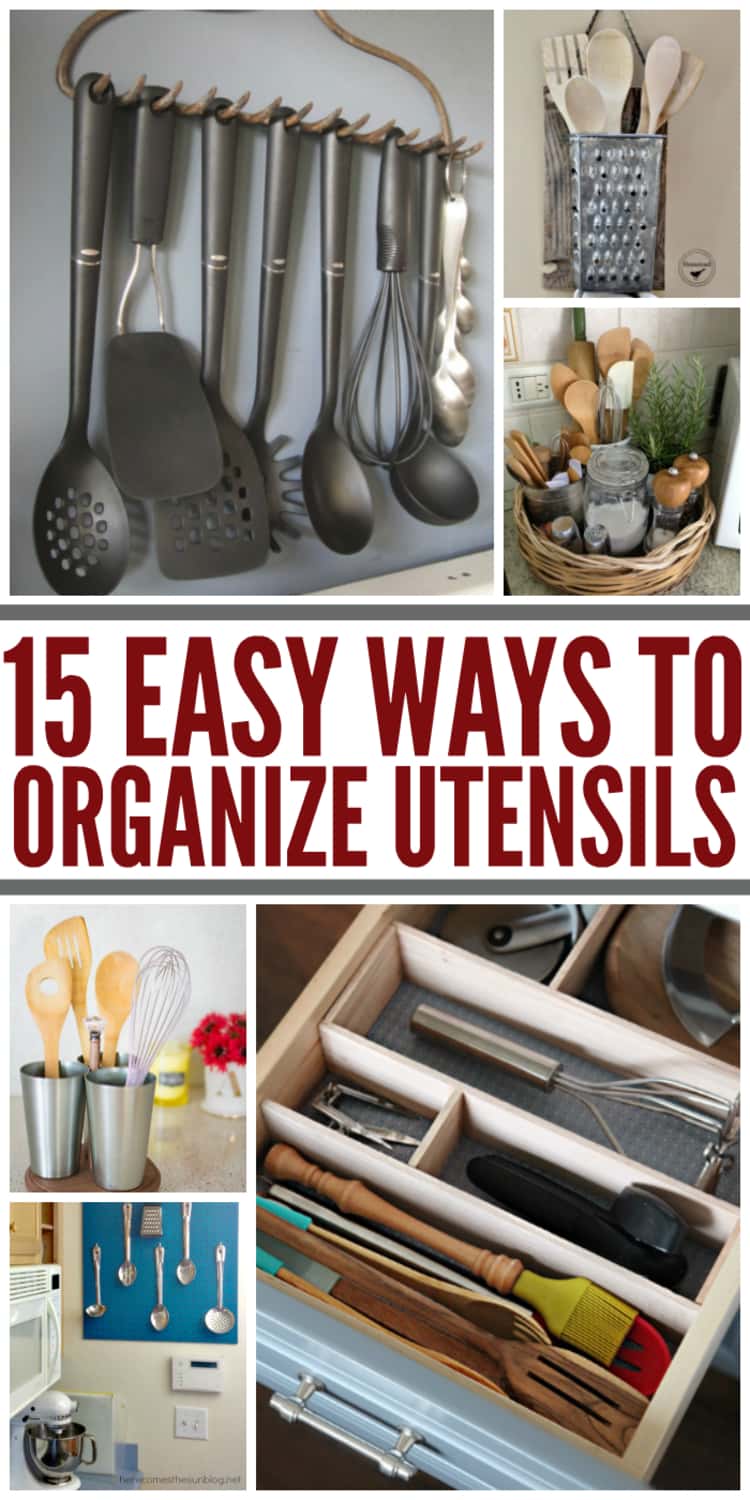 15 Easy (and Pretty) Ways to Organize Utensils