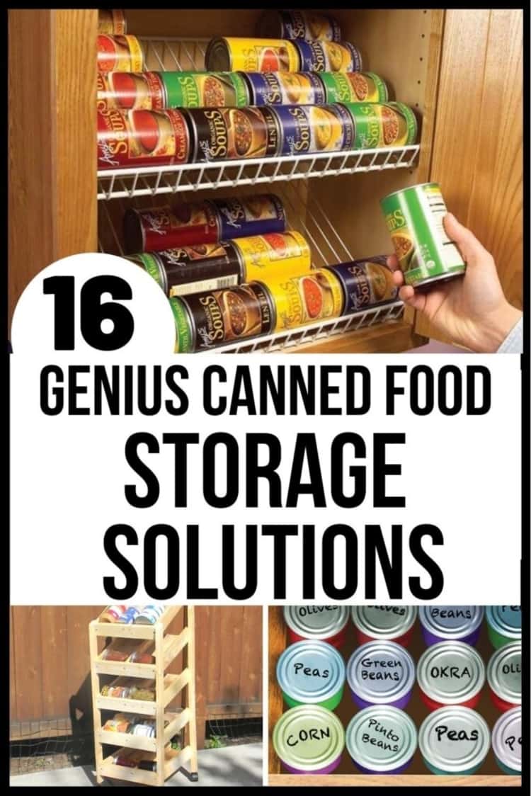 Can Storage Ideas & Solutions: How To Organize Canned Food