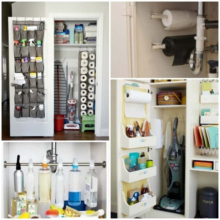 16 Clever Ways to Organize Cleaning Supplies