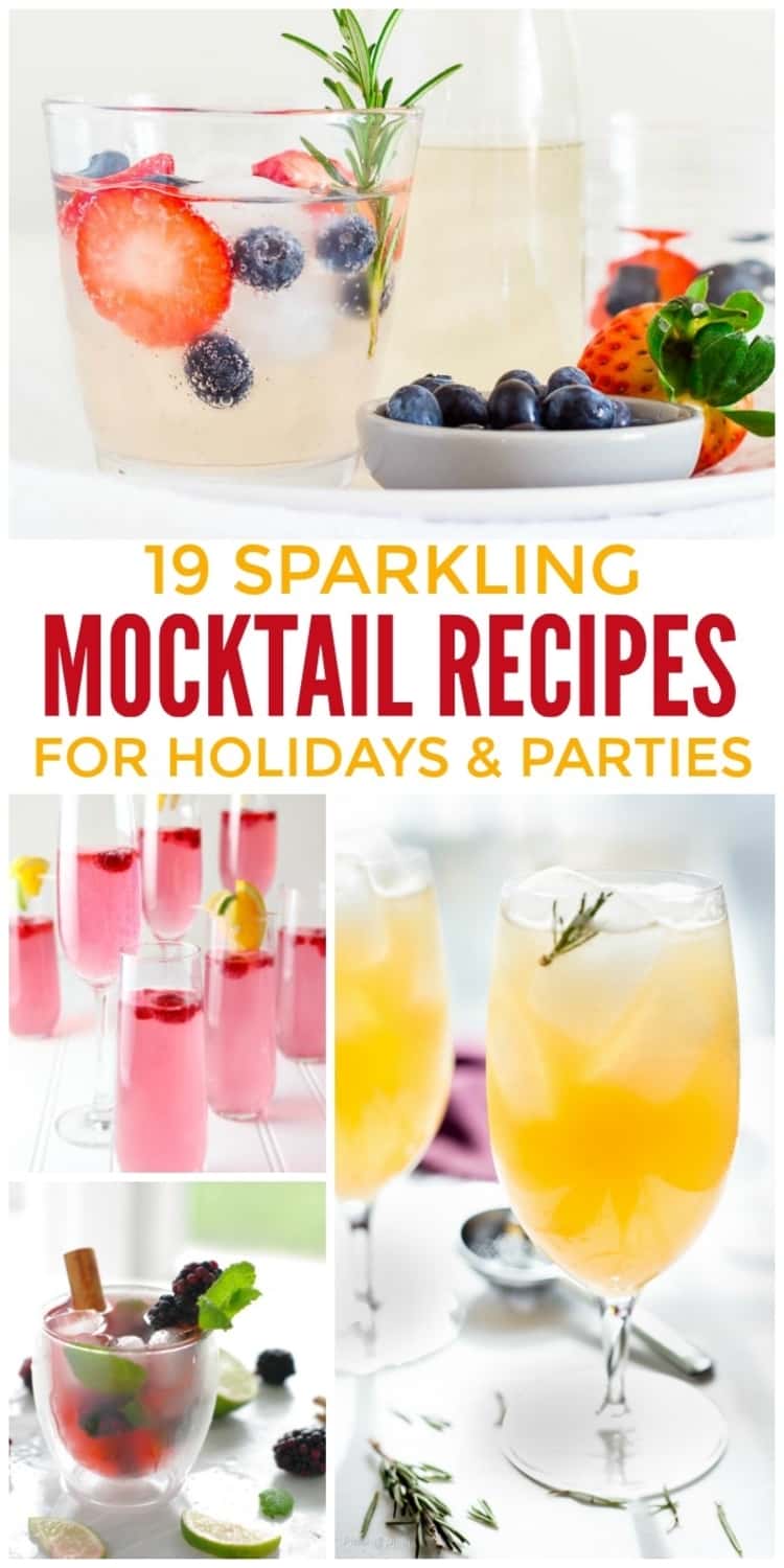 19 Sparkling Mocktail Recipes for Holidays and Parties