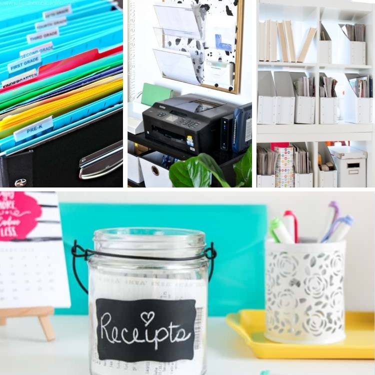 genius tips to get rid of paper clutter in the home office