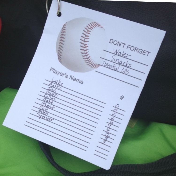 coach's reminder list