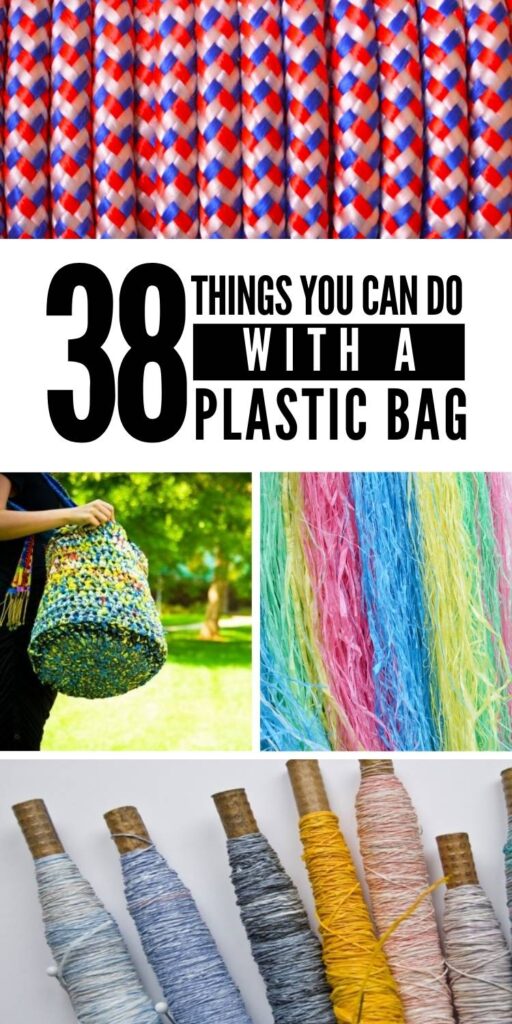 38 things you can do with a plastic bag collage - Pinterest